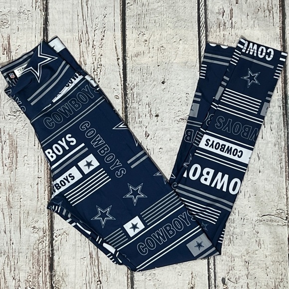Dallas Cowboys Zubaz NFL Football Yoga Gym Workout Leggings Womens - Picture 3 of 5